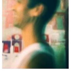 Rachid, profil, tirage, sténopé, 2004.